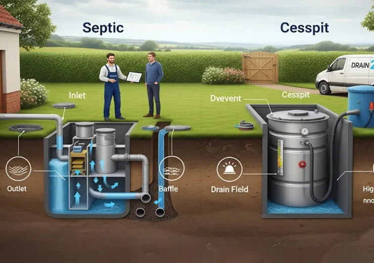 The image shows a Septic Tank or Cesspit