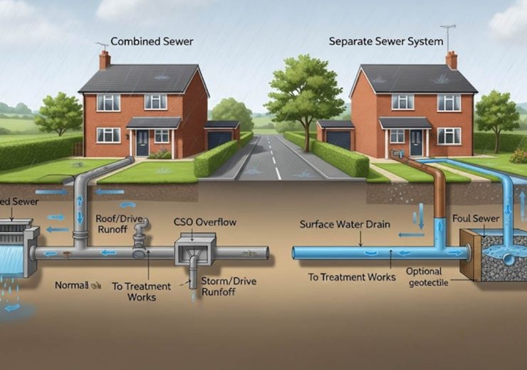 combined or separate drainage System