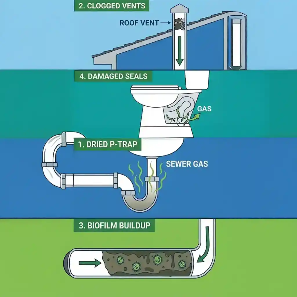 Common Causes of Internal Drain Smells